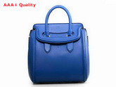 Alexander McQueen Heroine Bag Blue Real Leather for Sale