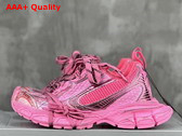 Balenciaga 3XL Sneaker in Pink Mesh and Polyurethane Replica