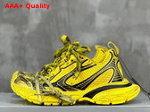 Balenciaga 3XL Sneaker in Yellow and Black Mesh and Polyurethane Replica