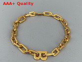 Balenciaga B Chain Necklace Gold Replica