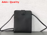 Balenciaga Explorer Strap Wallet Black Soft Calfskin Replica