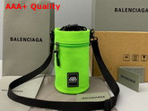 Balenciaga Weekend Bottle Holder in Bright Green Recycled Nylon Replica