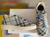 Burberry Check Knit Box Sneakers in Lichen Replica