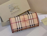 Burberry Horseferry Check And Leather Continental Wallet Tan for Sale