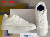 Burberry Leather Box Sneakers in White Replica