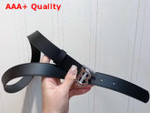 Burberry Monogram Motif Leather Belt Black Replica