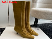 Burberry Suede Storm Boots in Manilla Replica