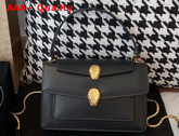 Alexander Wang x Bvlgari Belt Bag in Smooth Black Calf Leather Replica