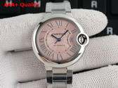 Cartier Ballon Bleu de Cartier Watch Mechanical Movement with Automatic Winding Steel and Pink Replica