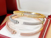 Cartier Panthere de Cartier Bracelet Yellow Gold Onyx Emeralds Diamonds Replica