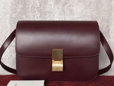Celine Box in Bordeaux Smooth Calfskin for Sale