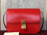 Celine Box in Red Smooth Leather for Sale