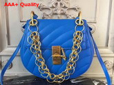 Chloe Mini Drew Bijou Bag in Blue Quilted Smooth Calfskin Replica