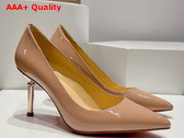 Christian Louboutin Pump in Nude Patent Leather Replica