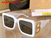 Burberry B Motif Square Frame Sunglasses in Black Replica