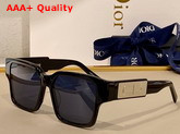 Dior CD SU Black Square Sunglasses Replica