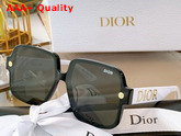 Dior Square Sunglasses in Black and White Replica