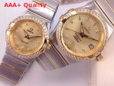 Omega Constellation Omega Co Axial Watch Yellow Gold On Steel for Sale