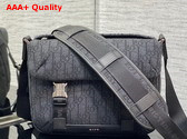 Dior Explorer Messenger Bag Black Dior Oblique Jacquard Replica