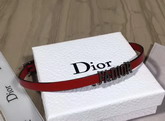 Dior Jadior Necklace in Red with Palladium Finish Aged Metal For Sale