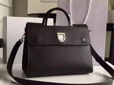 Diorever Bag Black Smooth Calf Leather for Sale