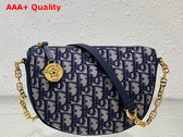 Diorstar Callisto Bag Blue Dior Oblique Jacquard Replica