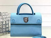 Mini Diorever Bag in Light Blue Bullcalf Leather for Sale