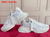 Dolce Gabbana Mixed Material Airmaster Sneakers White Replica