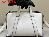 Fendi Boston 365 Bag in White Leather Replica