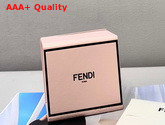 Fendi Box Key Charm Pink Leather Key Ring Replica
