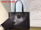 Fendi Kan I Logo Shopper Bag in Black Real Leather Replica