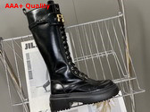 Fendigraphy Boots in Black Leather Replica