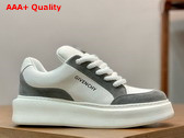 Givenchy Men Sneakers in Grey Suede Leather and White Calfskin Leather Replica