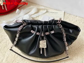 Givenchy Small Kenny Bag in Black Smooth Leather Replica
