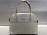 Hermes Bolide 27 Blanc Epsom Leather Hand Stitching Replica