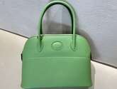 Hermes Bolide 27 Green Epsom Leather Hand Stitching Replica