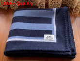 Hermes Cashmere Blanket in Blue Replica