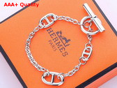 Hermes Chaine D Ancre Bracelet in Silver Replica