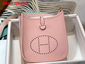 Hermes Evelyne 16 Amazone Bag Light Pink Togo Calfskin Replica