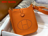 Hermes Evelyne 16 Amazone Bag Orange Togo Calfskin Replica