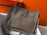 Hermes Evelyne III 29 Bag in Gray Taurillon Clemence Leather Replica