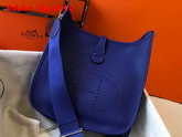 Hermes Evelyne III 29 Bag in Navy Blue Taurillon Clemence Leather Replica
