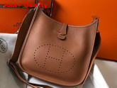 Hermes Evelyne III 29 Bag in Tan Taurillon Clemence Leather Replica