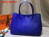Hermes Garden Party Bag in Blue Togo Leather Replica