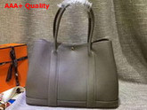 Hermes Garden Party Bag in Grey Togo Leather Replica
