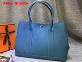 Hermes Garden Party Bag in Light Blue Togo Leather Replica