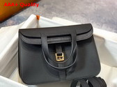 Hermes Halzan Mini Bag in Black Taurillon Clemence Leather Replica