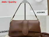 Jacquemus Le Bambimou Puffed Flap Bag in Medium Brown Soft Padded Leather Replica