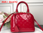 Louis Vuitton Alma BB Cherry Monogram Vernis Leather M90174 Replica