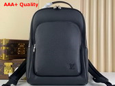 Louis Vuitton Avenue Backpack in Black Taiga Cowhide Leather M30977 Replica